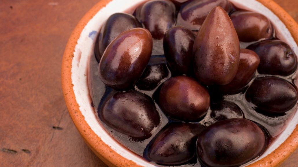 A bowl of olives